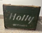 New ListingHOLLY BEVERAGES WOODEN SODA CRATE YOUNGSTOWN OHIO- NICE!!