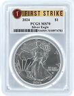 2024 1oz Silver American Eagle PCGS MS70 - First Strike - 1st Label
