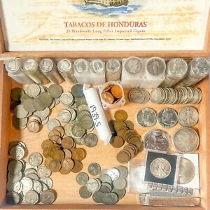 Cigar Box Mixed U.S. Coin Lot (Vintage) | LIQUIDATION SALE |