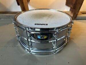 Ludwig Supralite Steel Snare Drum 13 x 6 in. Used Condition TUBE LUGS