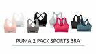 Puma Women's Seamless Sports Bra , 1, 2 Pack