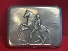 Antique Early 20th C. Russian Imperial Repousse Silver Cigarette Case