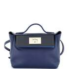 Hermes 24/24 Bag Evercolor with Swift 21 Blue