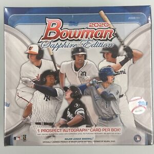 New Listing2020 Bowman Sapphire Baseball Hobby Box Sealed