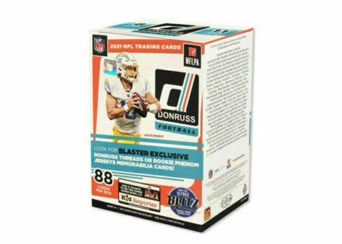Panini Donruss 2021 NFL Trading Card Blaster Box (88 Cards, Revolution Inserts)