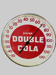 Vintage Double Cola Thermometer