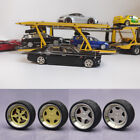 1/64 11mm Scale Wheels Rubber Tires Custom Hot Wheels, Matchbox,Tomy, Alloy