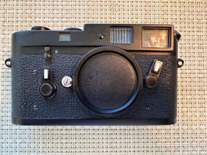 Leica M4 Black chrome Wetzlar With box and Manual excellent