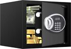0.7 Cu ft Small Personal Security Safe Box, Fireproof Waterproof Document Safe