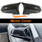 Pair Carbon Fiber Side Mirror Cover Caps for BMW 3 Series F30 F31 320i 328i