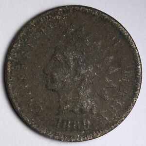 1869/9 Indian Head Cent Penny E229 WXC