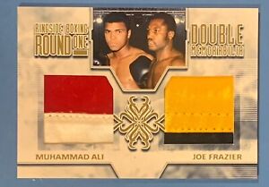 2010 Ringside Muhammad Ali & Joe Frazier RD 1 Double Mem Gold 2 CL Trucks #7/10
