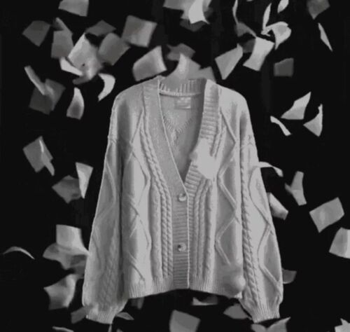 Taylor Swift The Tortured Poets Department Gray Cardigan Size XS/S