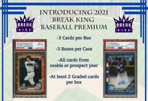 2021 Break King Baseball Premium Edition Sealed Case | 1 sealed case
