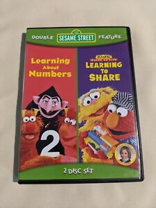 Sesame Street DOUBLE FEATURE Learning About Numbers & Learning To Share DVD