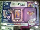 Disney Princess Leap Pad Leappad 2 Recharge Pack, Popular Games, Rare Carry Case