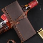 Crazy Horse Leather Folding Pipe Bags Tobacco Roll Pipe Accessories Pouch Cases