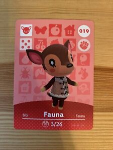 Animal Crossing Amiibo Card Fauna