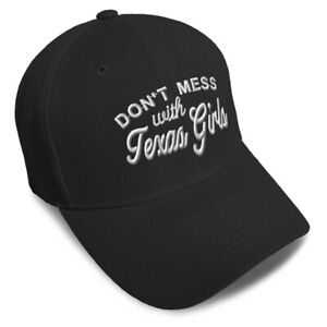 Baseball Cap Don'T Mess with Texas Girls People Girls Dad Hats for Men & Women