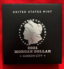 2021-CC Uncirculated Morgan Silver Dollar with “CC” Privy Mark plus OGP and COA