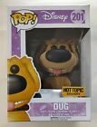 New ListingFunko Pop UP # 201 Dug Flocked Hot Topic Exclusive Pixar Pop Protector Included