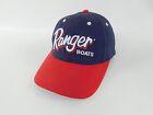 Ranger Boats Hat The Game Blue Red White Embroidered Spellout Front Cap H/L