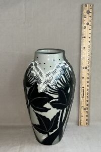 New ListingMoorcroft England Pottery Arts & Crafts Vase Summer Silhouette Vicky Lovatt 8