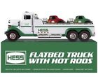 2022 Hess Flatbed Truck with Two Pull-Back Hot Rods. Hess Celebrates 90 Years.