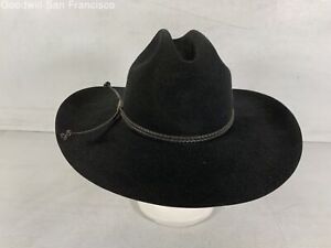 Stetson Unisex Adults Black 4X Beaver Classic Wide Brim Western Cowboy Hat