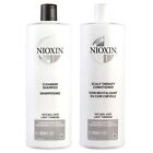Nioxin System 1 Cleanser Shampoo and Scalp Therapy Conditioner Duo 33.8 Oz