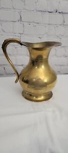 New ListingVINTAGE SOLID BRASS PITCHER 7.5” MADE IN INDIA