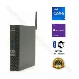 Dell OptiPlex 7040 Micro i7-6700T & up to 32G RAM & 2TB SSD & Win10P & Wi-Fi+BT