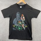 Vintage 90s Boston Celtics Larry Bird NBA T Shirt Salem Sportswear Size Large