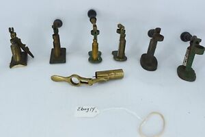 LOT #1: English 10, 12, 16 Gauge Shotgun Brass Pillar Decapper Reloading Tools