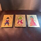 1998 Dragon Ball Z Gold Foil Trading Cards from FUNimation— Set Of Three Cards