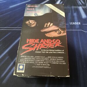 Hide and Go Shriek, VHS Tape, Horror Slasher Gore, 1987 New Star