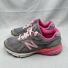 New Balance 990 V4 Womens Size 9 Gray Pink Made In USA W990GP4 Sneakers Shoes