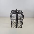 New ListingBlack Wire Basket Shaped Like a Gift Box Black With Latch to Open and Close