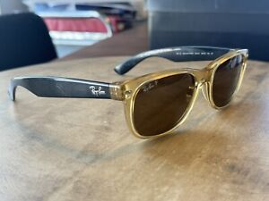 Ray-Ban RB2132 55mm 18 Wayfarer Polarized Men's Sunglasses - Honey/Black #240