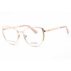 Guess Women's Eyeglasses Full Rim Pink/Other Metal Cat Eye Frame GU2904 074