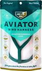 Pet Bird Harness and Leash X-Large Green