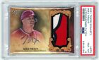 New ListingMIKE TROUT 2021 Topps Dynasty Auto Autograph Jumbo Patch 08/10 PSA 8 SP On Card