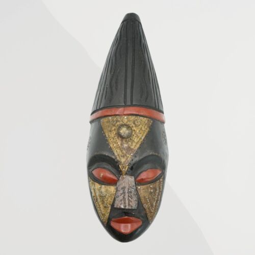 New ListingAfrican Mask Vintage Old Style Antique Decorative Collectible 12.5
