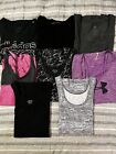 Lot of 8 Womens S Activewear Tanks T-shirts BCG Adidas Under Armour Active Basic