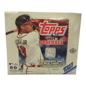 New Listing2021 Topps Update Series Baseball Factory Sealed Jumbo Hobby Box *SEE PICS*