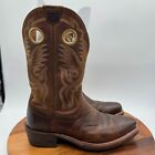 Ariat Heritage Roughstock Boots Mens 12 D Brown Leather Western Cowboy Boot