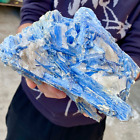 4.45LB Natural Beautiful blue Fluorite Crystal ore standard specimen