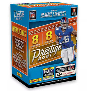 2021 Panini Prestige NFL Trading Cards Blaster Box Factory Sealed