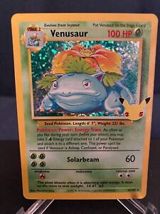 Venusaur Holo Pokemon Celebrations Classic Collection Card 15/102 TCG