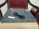 New ListingCisco WS-C2960S-48FPS-L Catalyst 2960-S 48-Port PoE+ Network Switch with STACK.